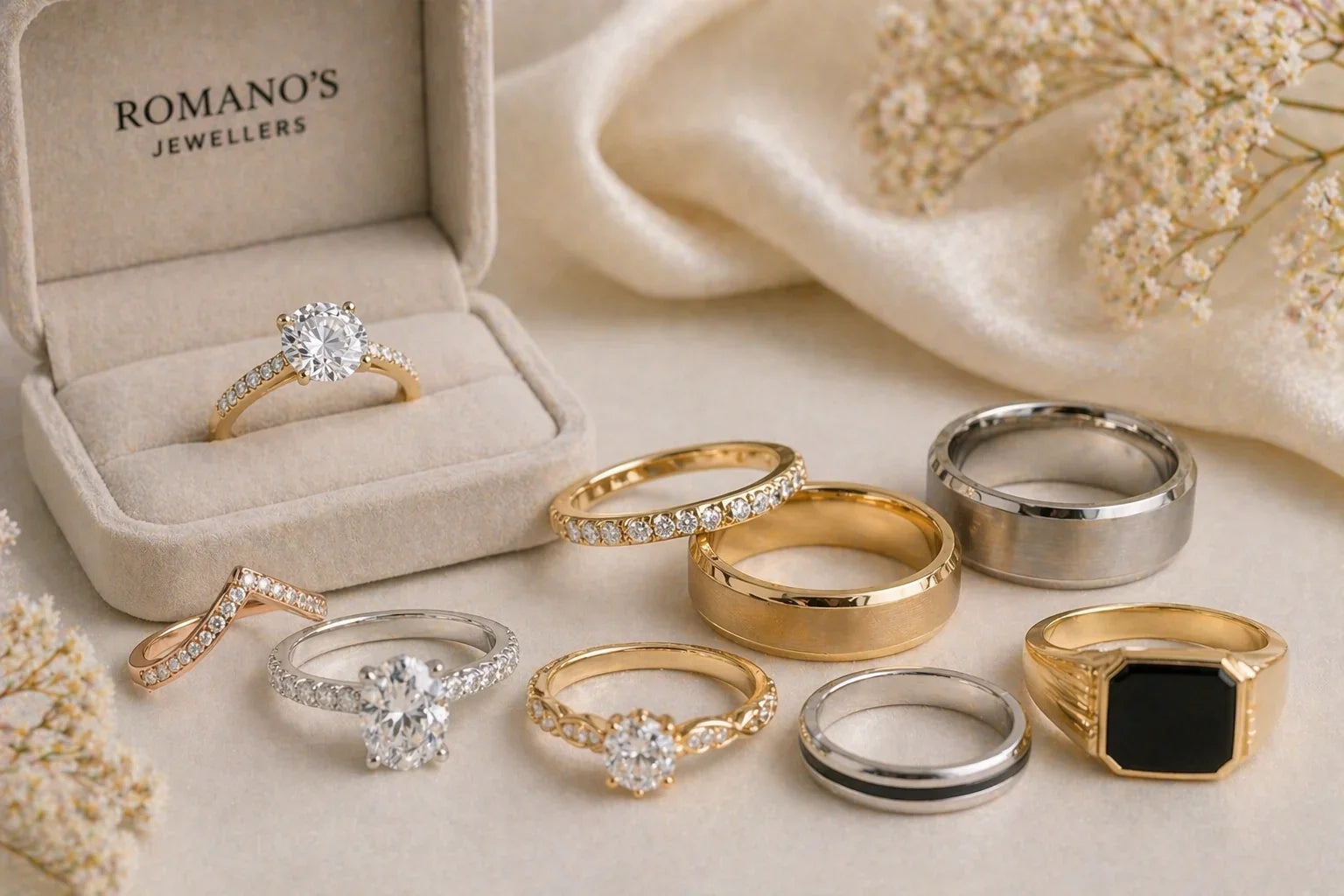 Rings Wedding, Fashion and Engagement | Romano’s Jewellers Brisbane ...