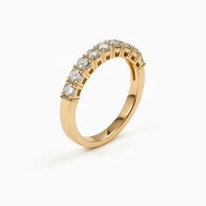 18ct Rose Gold Diamond Band — 0.50ct Total Diamond Weight