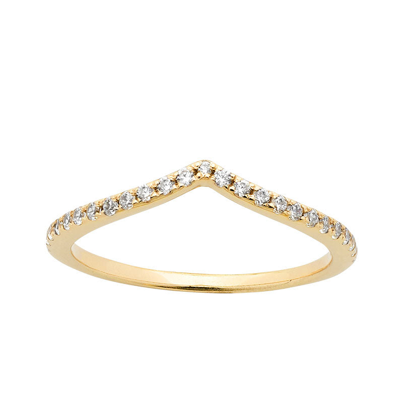 Wishbone Diamond Ring
