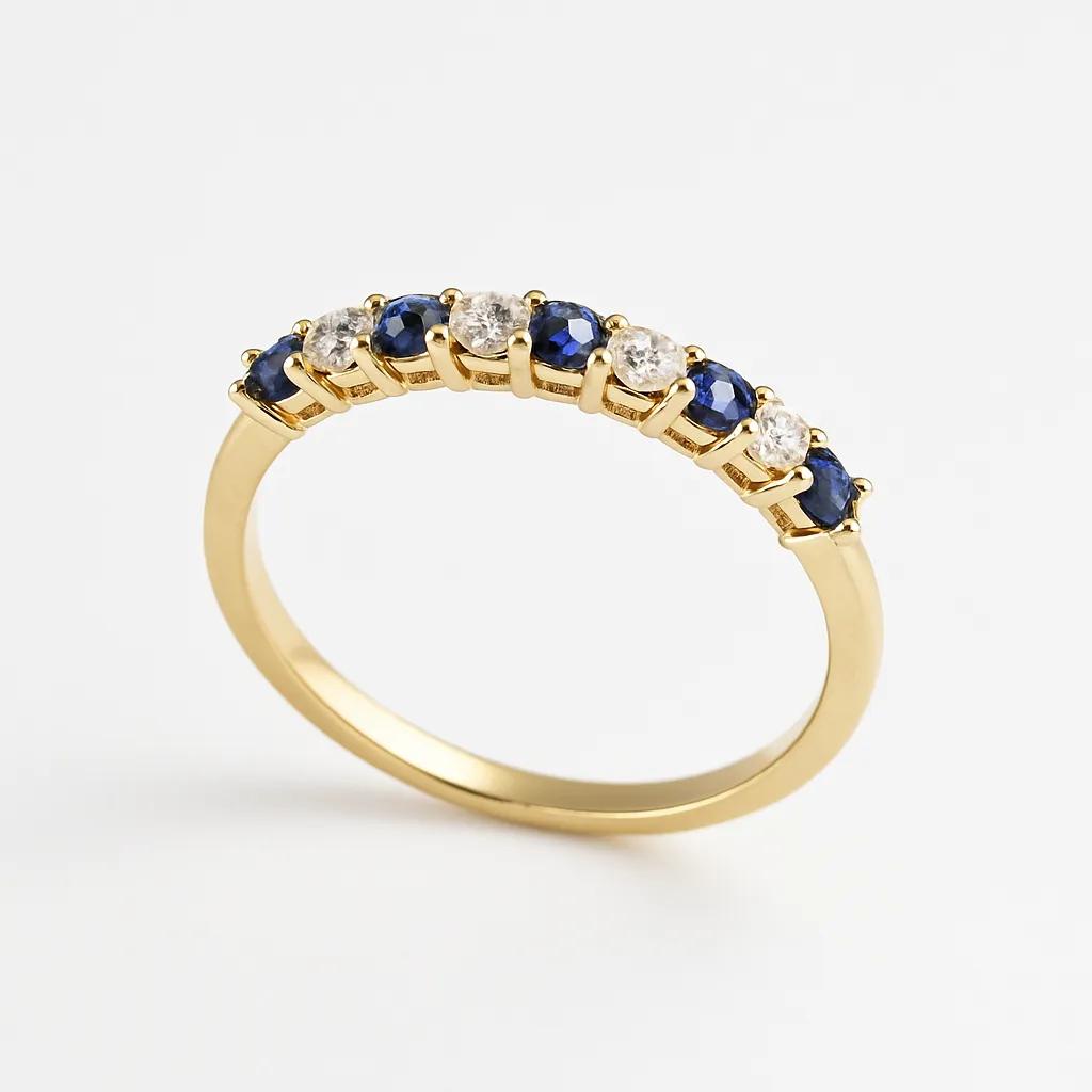 Sapphire and Diamond Ring