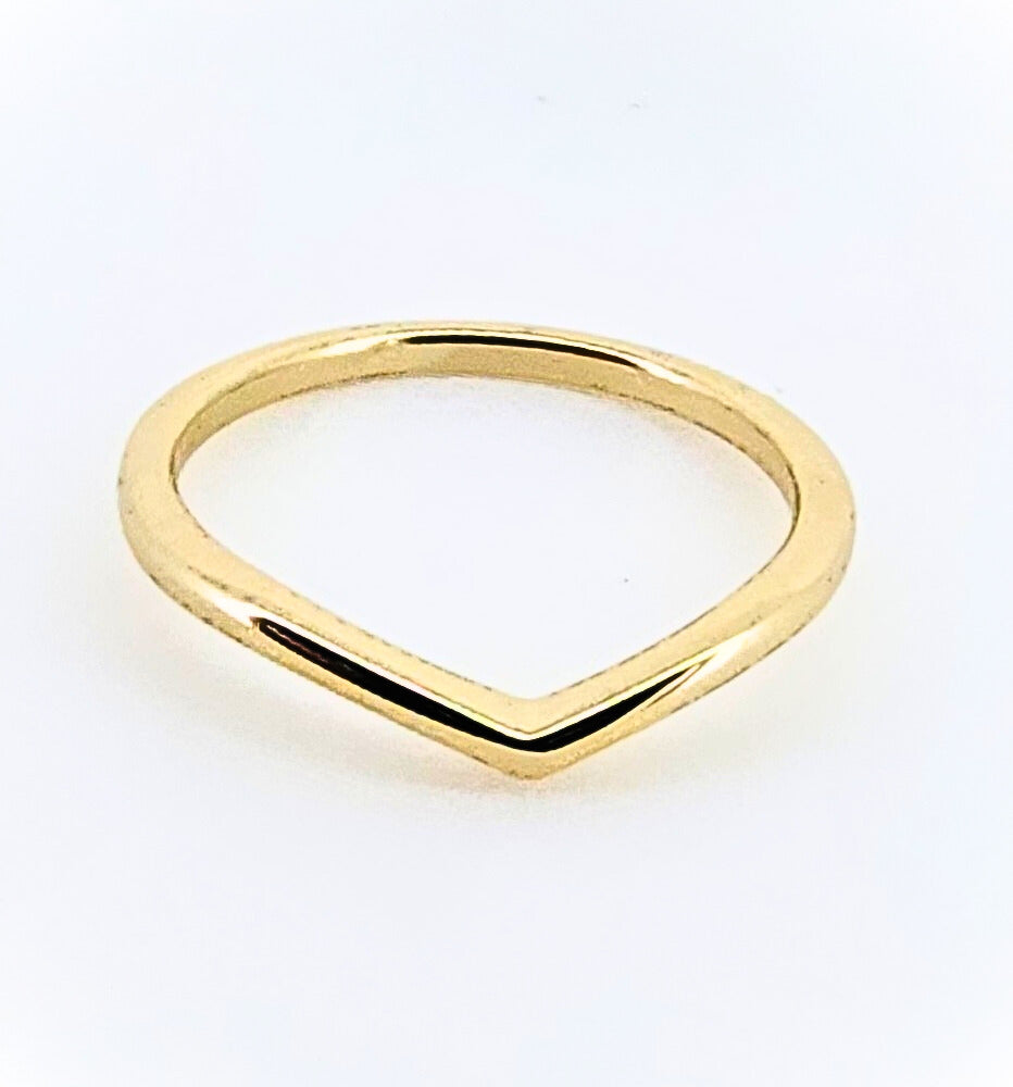 Wishbone Gold Ring