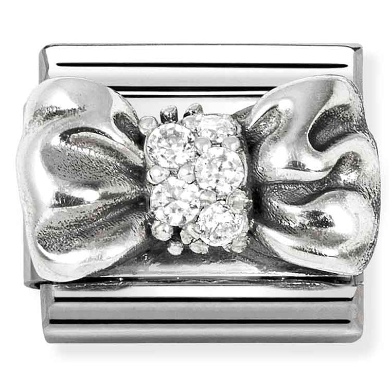 Sterling Silver Bow Link