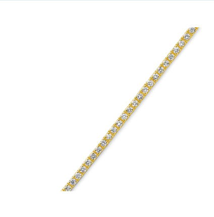 Lab-Grown Diamond Bracelet in 9ct Yellow Gold