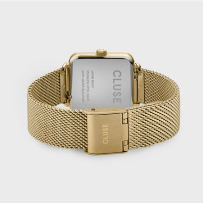 La Tétragone Watch Mesh, White, Gold Colour