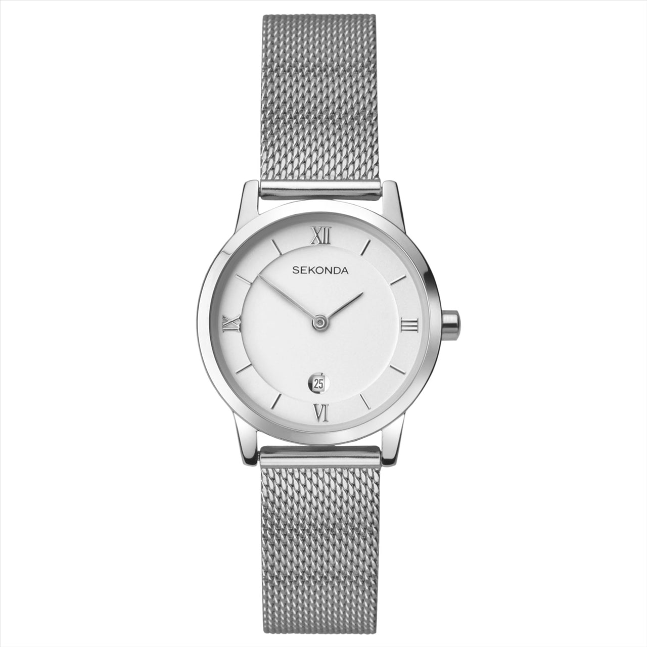 #5 STEEL COLOUR SILVER DI MESH BAND 28mm