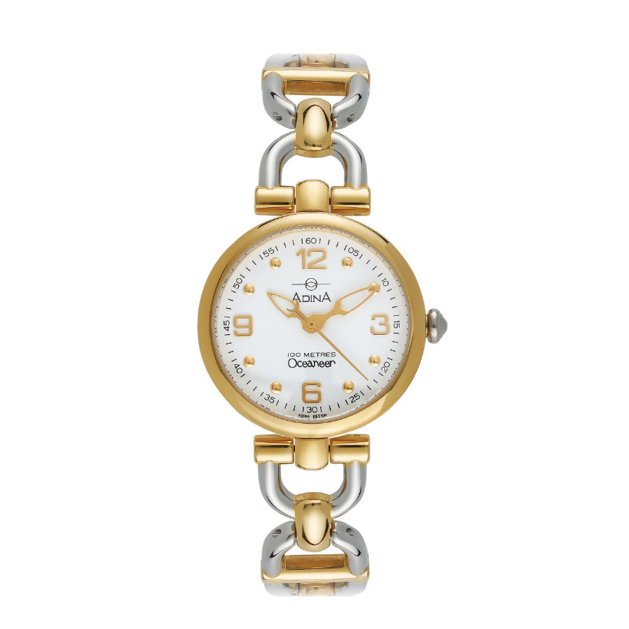 ladies oceaner two tone watch