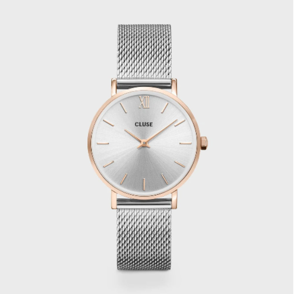 Minuit Watch Mesh, Rose Gold Colour, Two-Tone