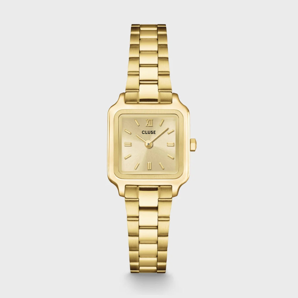 Gracieuse Mini Watch Steel, Full Gold Colour