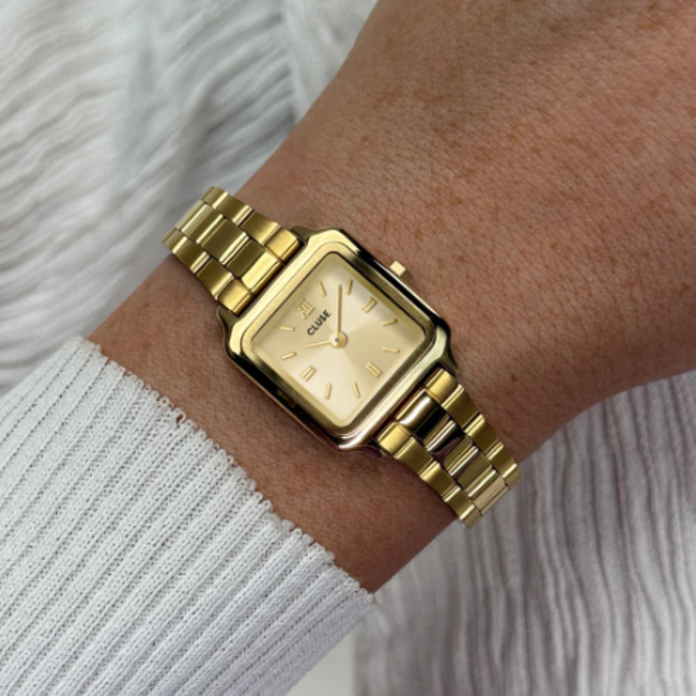 Gracieuse Mini Watch Steel, Full Gold Colour