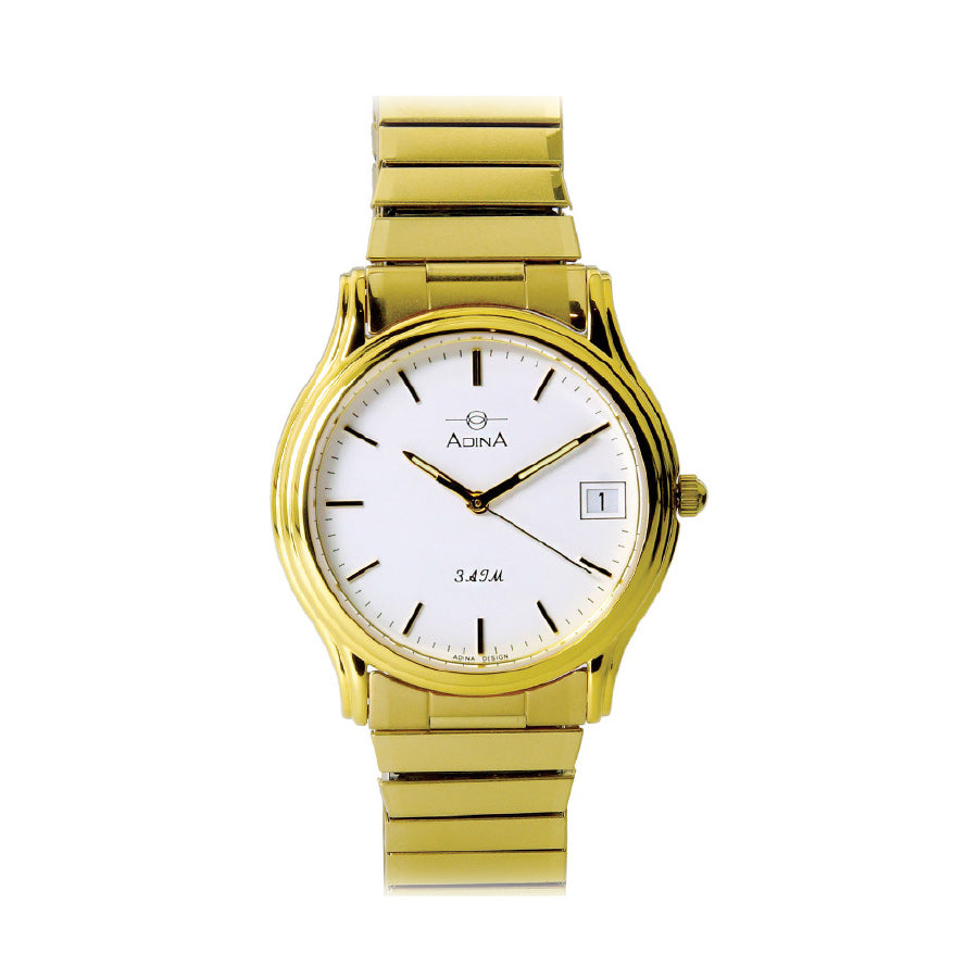 Adina Everyday Dress Gold Watch