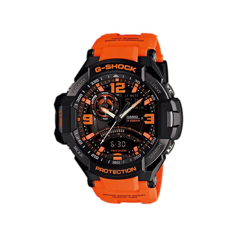 Casio G-Shock Twin Sensor – Orange Case