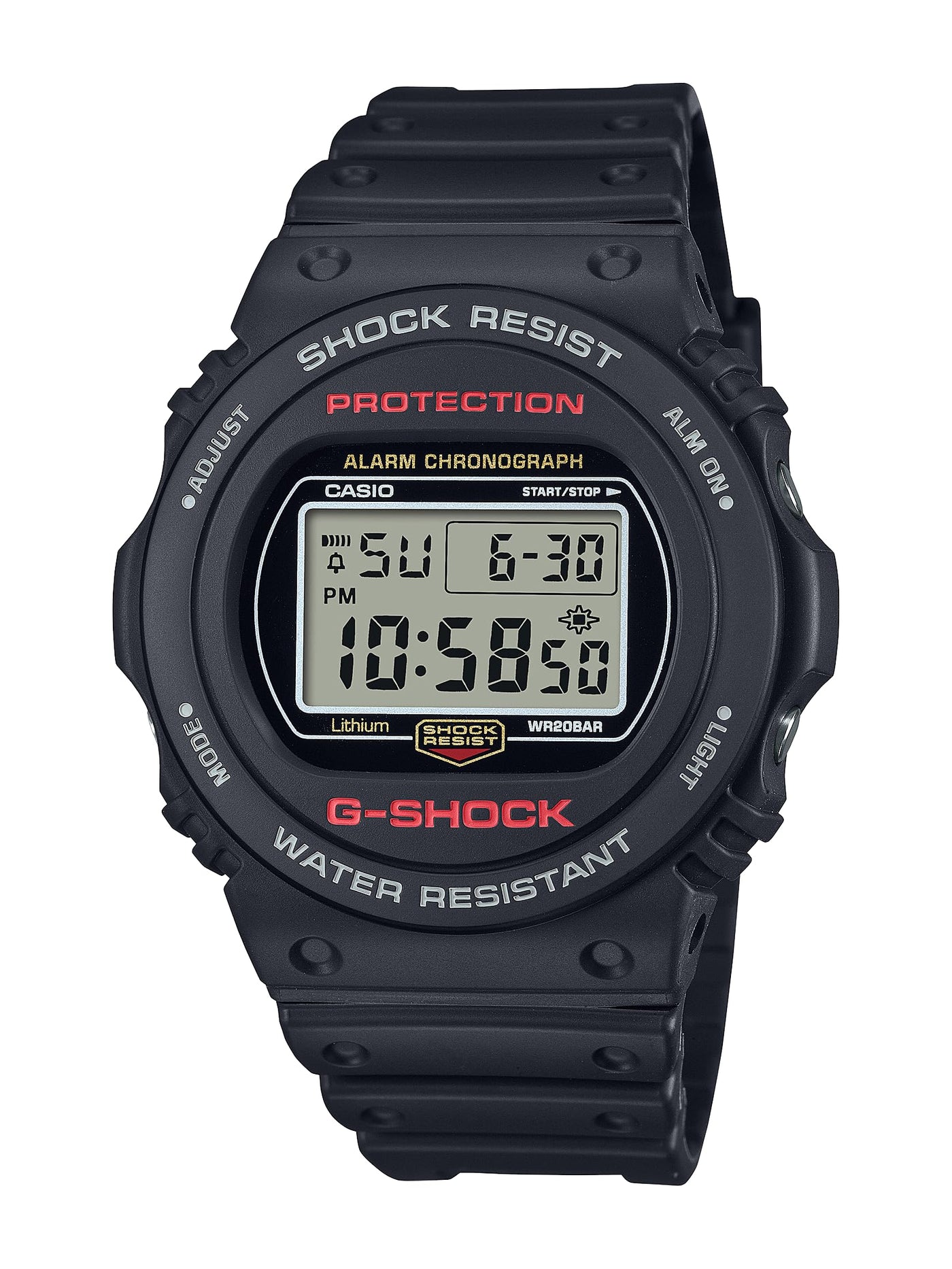 Casio G-Shock – Black Face with Resin Band
