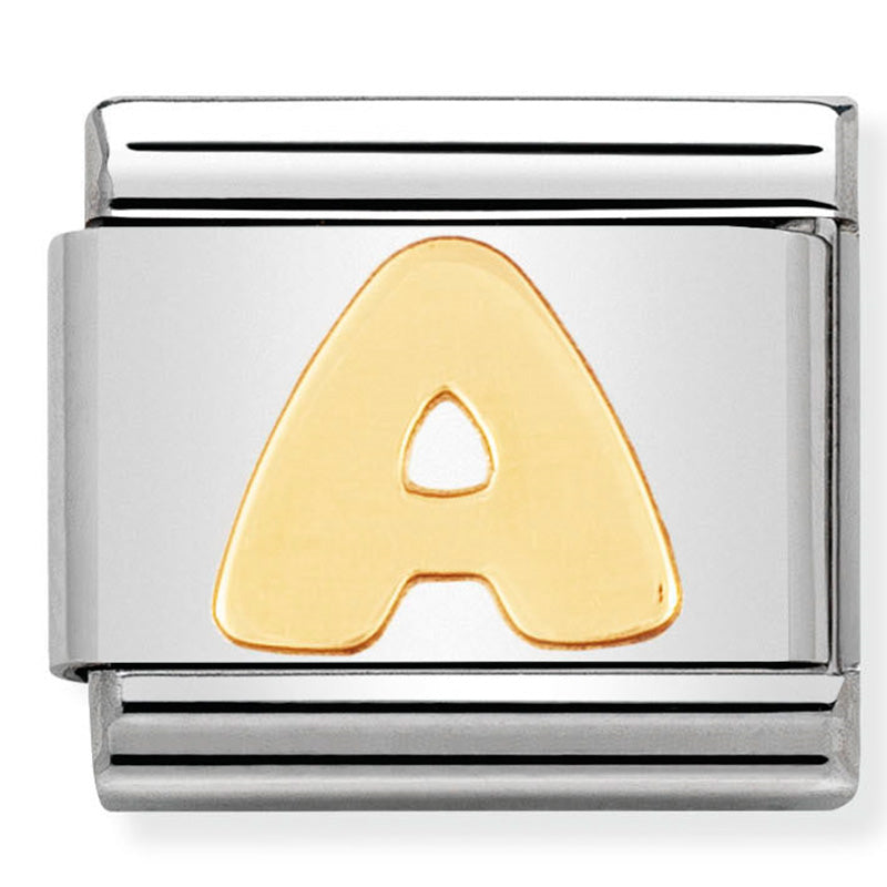 Gold Letter "A" Link