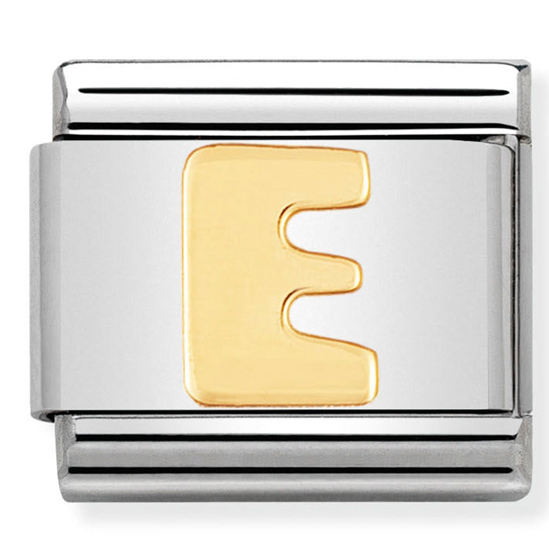 Gold Letter "E" Link