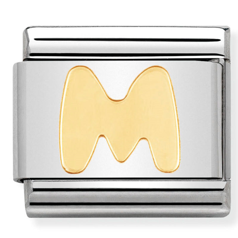 Gold Letter "M" Link