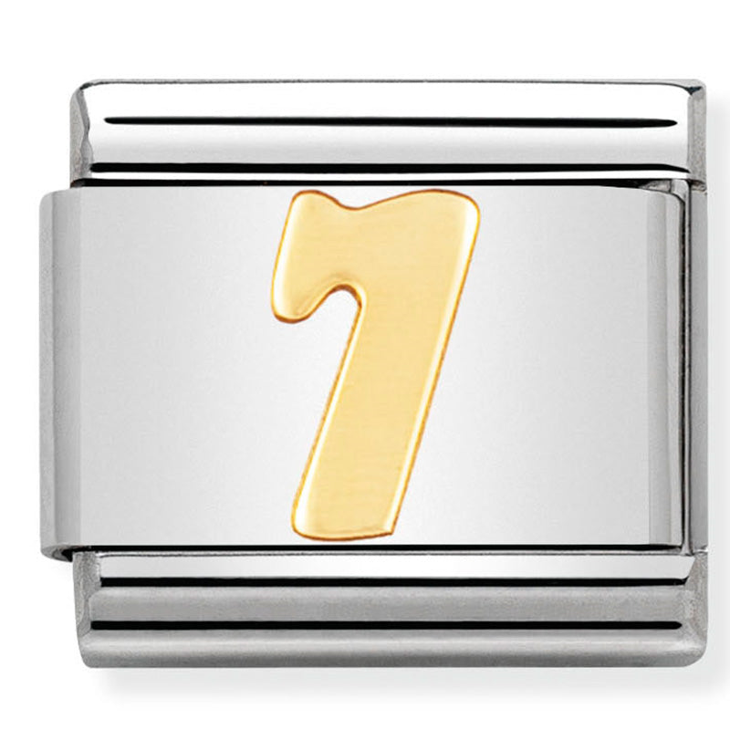 Gold Number "7" Link