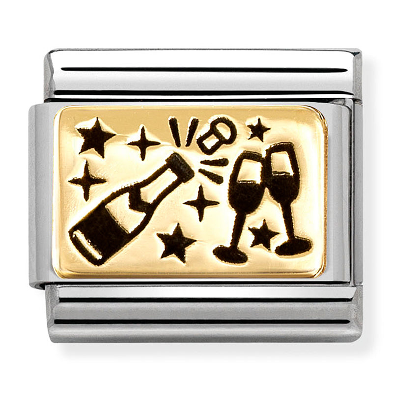 Gold Champagne Glasses Link