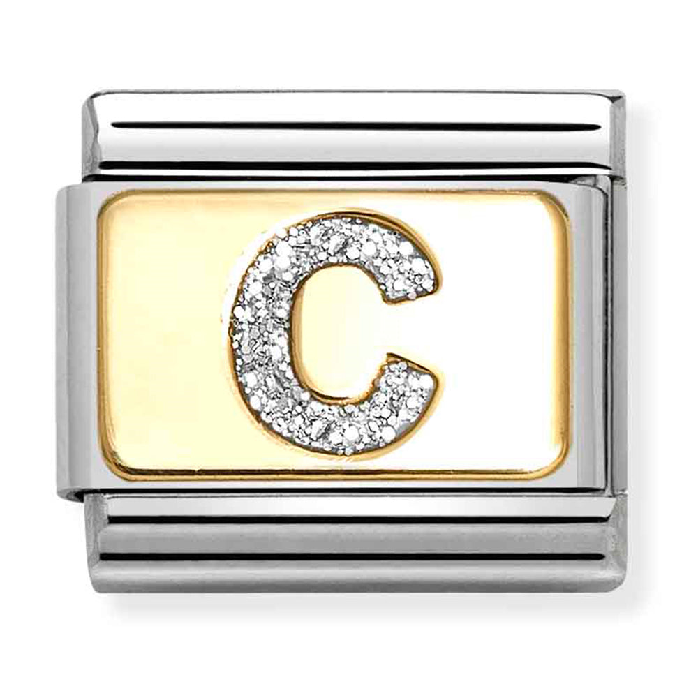 Glitter Letter "C" Link