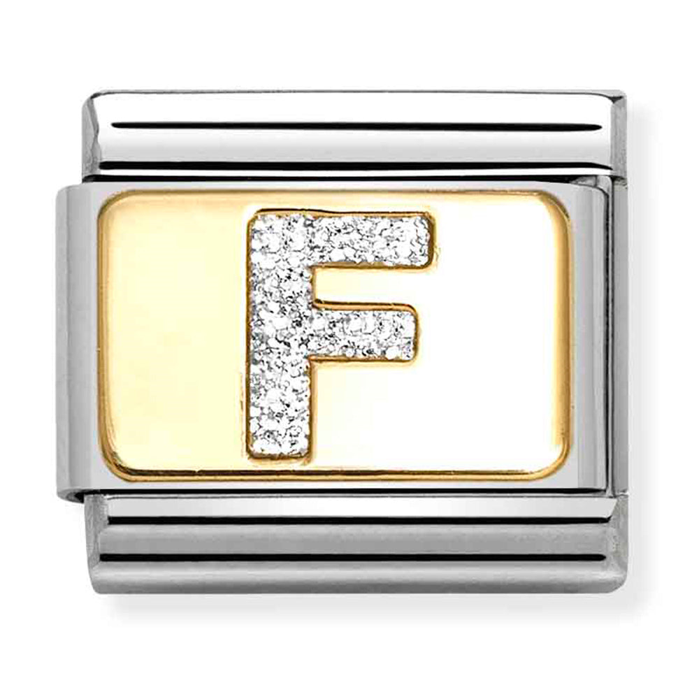 Glitter Letter "F" Link