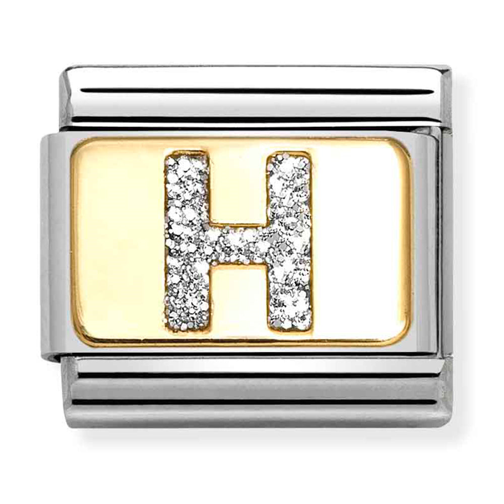 Glitter Letter "H" Link