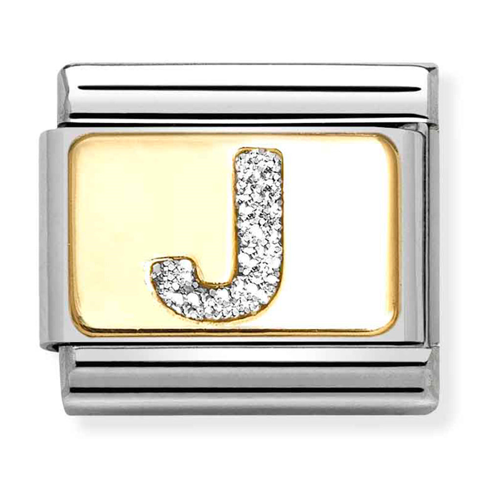 Glitter Letter "J" Link