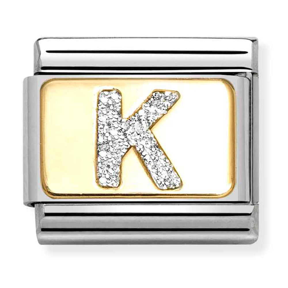 Glitter Letter "K" Link