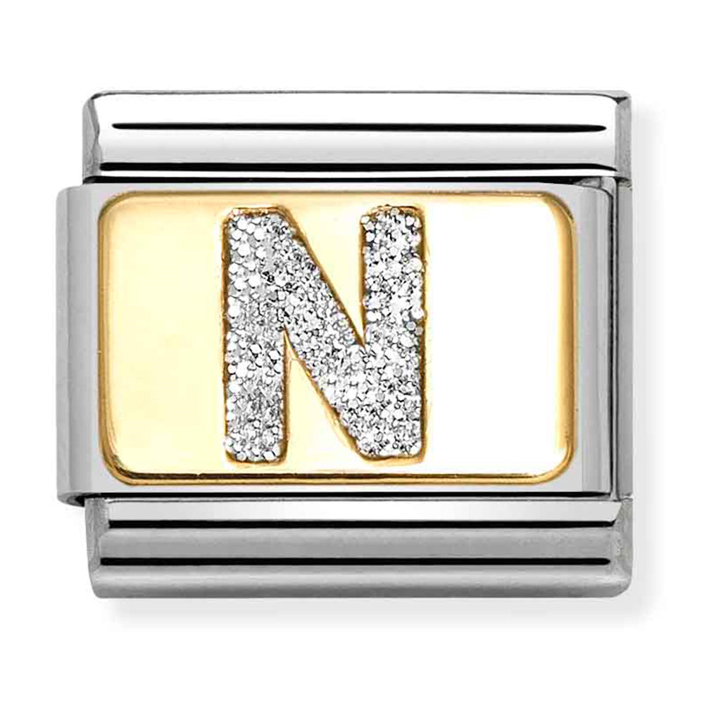 Glitter Letter "N" Link