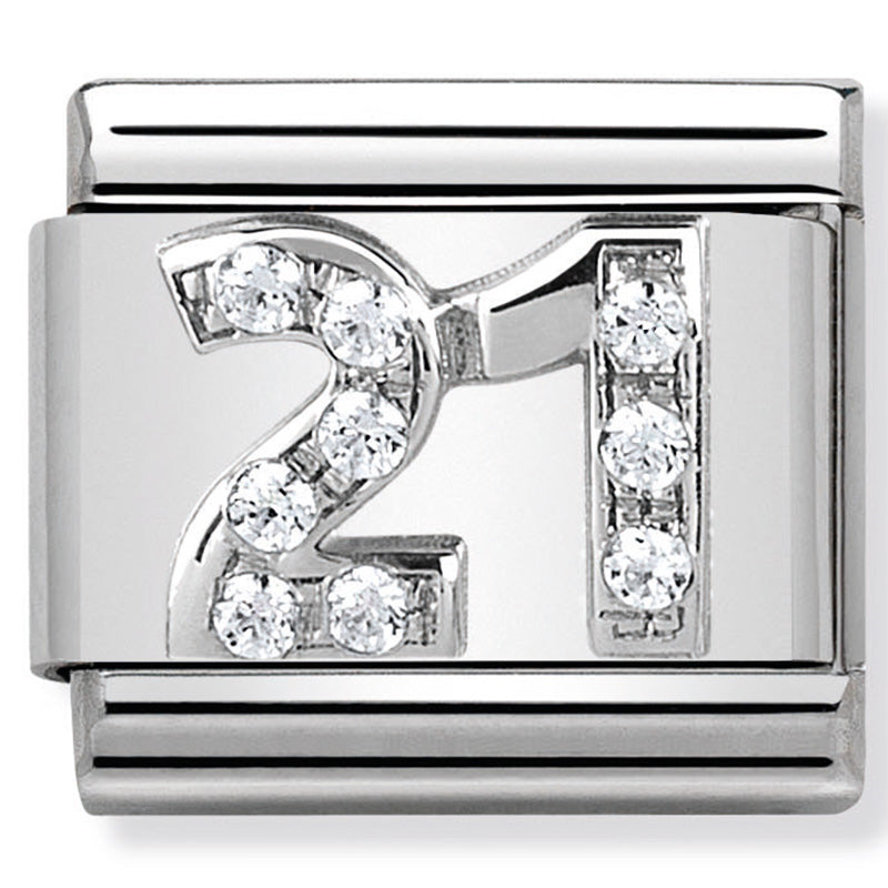 Classic"21" Cubic Zirconia Link