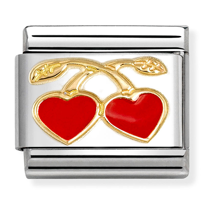 Classic Red Heart Cherries Link