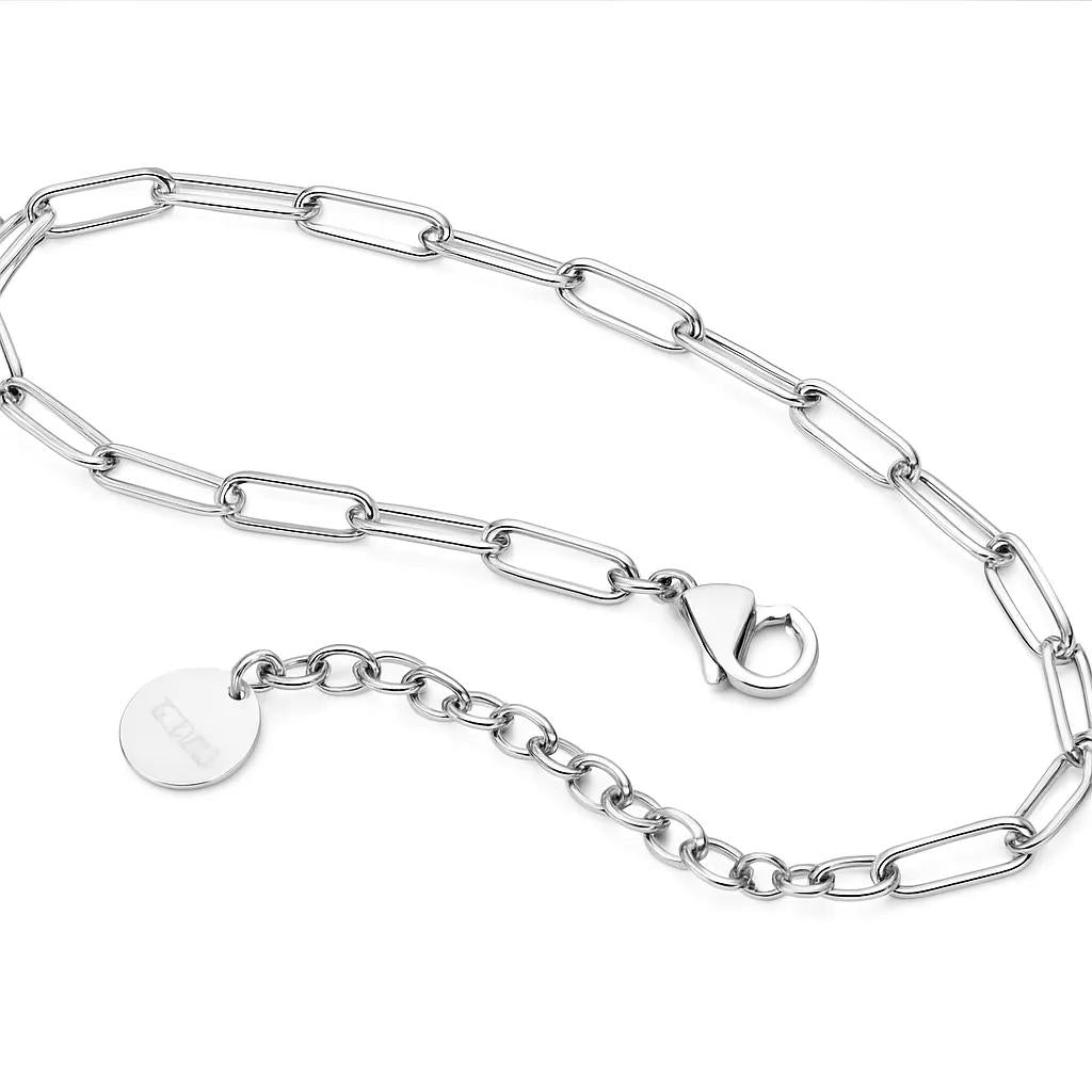 Paperclip Chain Bracelet - 17cm+2cm ext