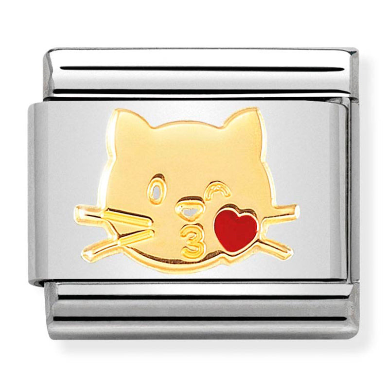 Gold 'Cat Kiss' Link