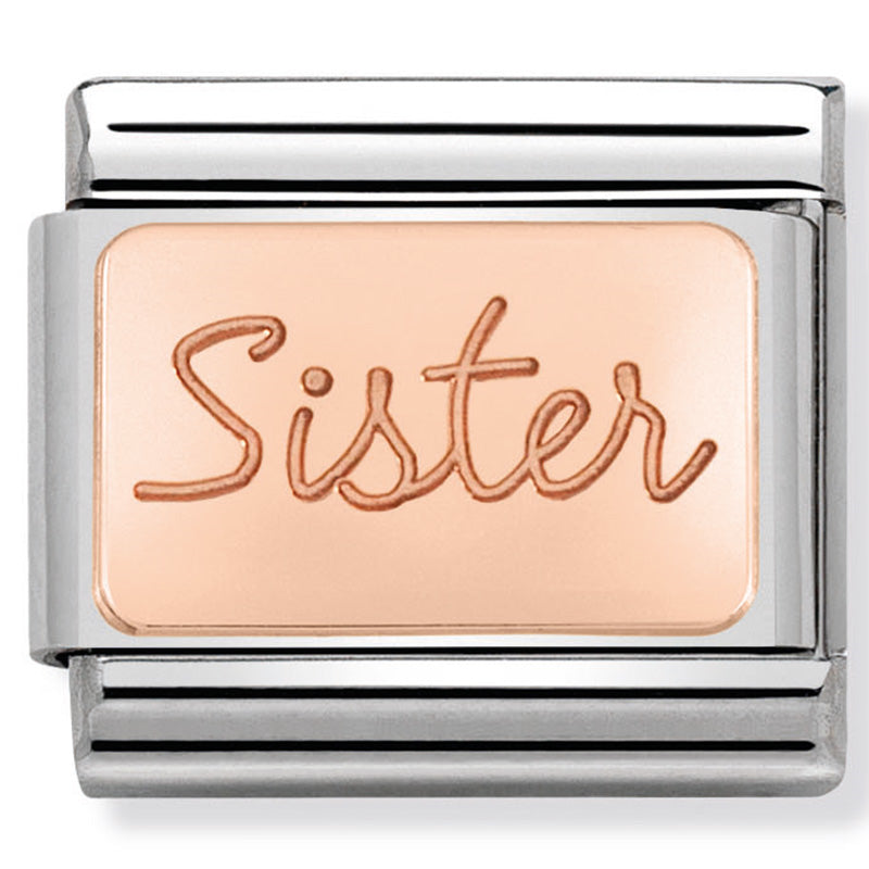 Rose Gold "Sister" Link