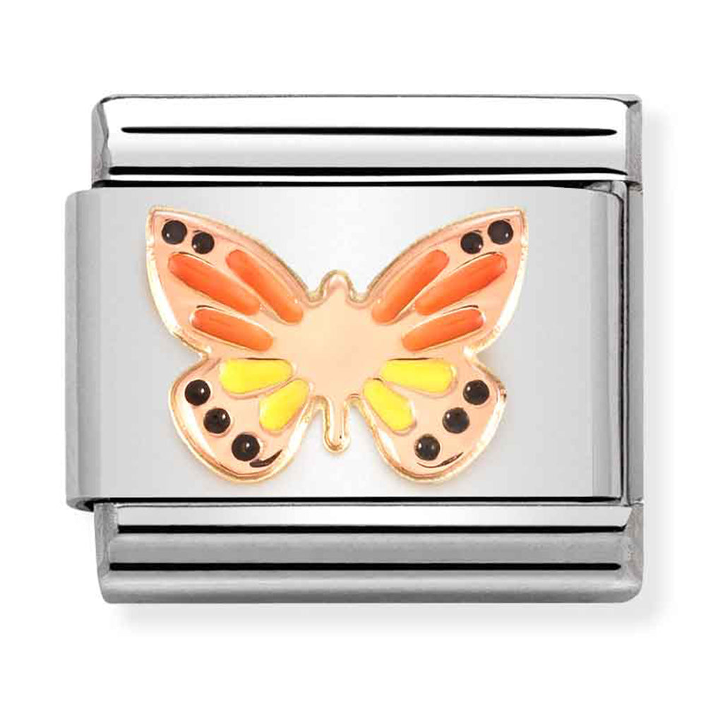 Rose Gold ButterFly Link