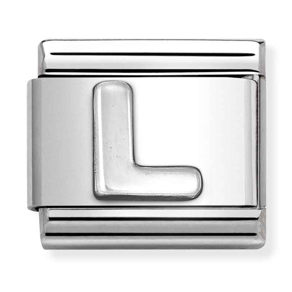 Silver "L" Link