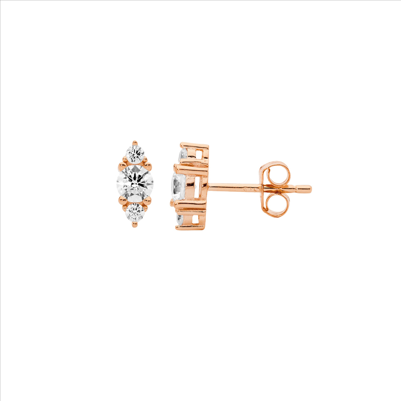 Cubic Zirconia Stud Earrings