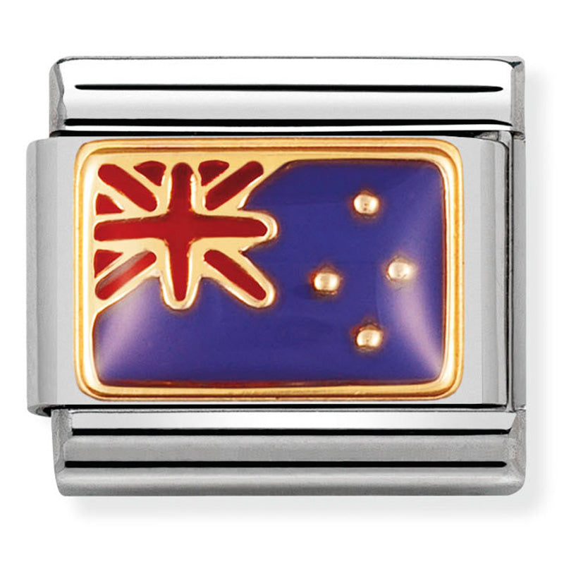 Silver New Zealand Flag Link