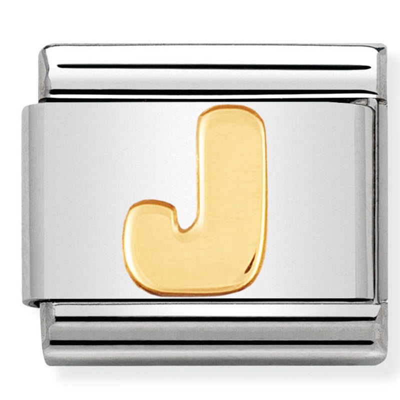 Gold Letter "J" Link