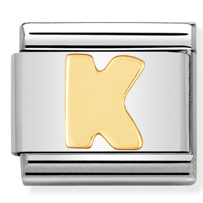 Gold Letter "K" Link