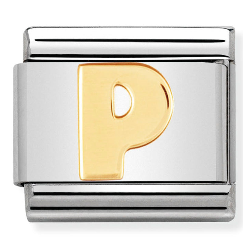 Gold Letter "P" Link