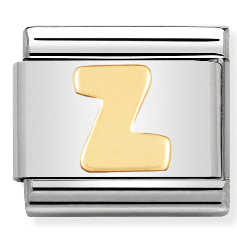 Gold Letter "Z" Link