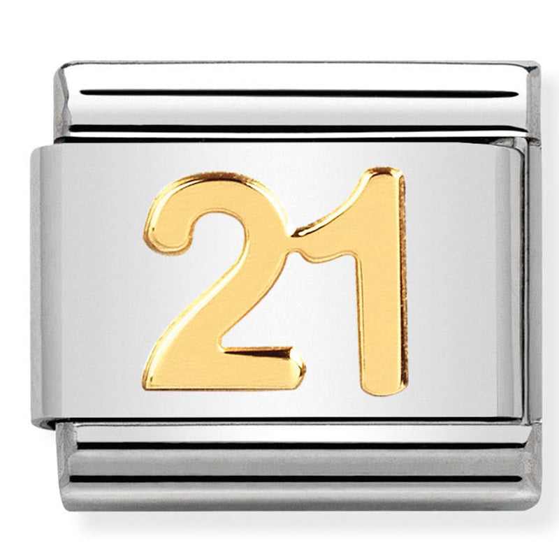 Gold Number "21" Link