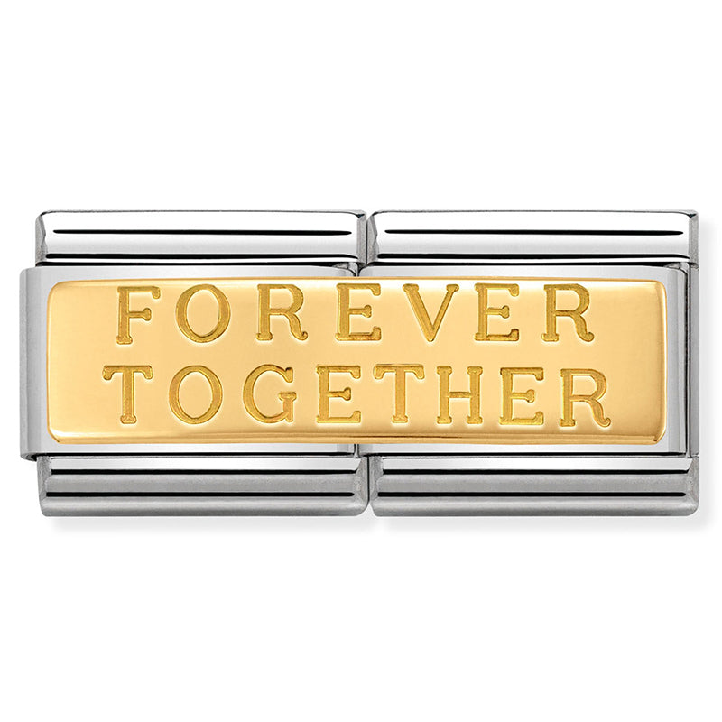 Gold "Together Forever" Double Link