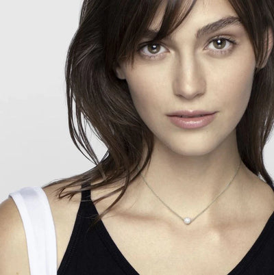 Soul 24K Gold Plated Chain Necklace with Pavé White Cubic Zirconias