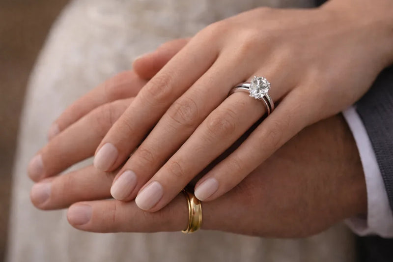 Engagement ring on hand, Romano's Jewellers Brisbane