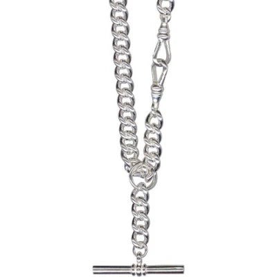 Sterling Silver Graduated Fob Chain. – Romano's Jewellers Stafford